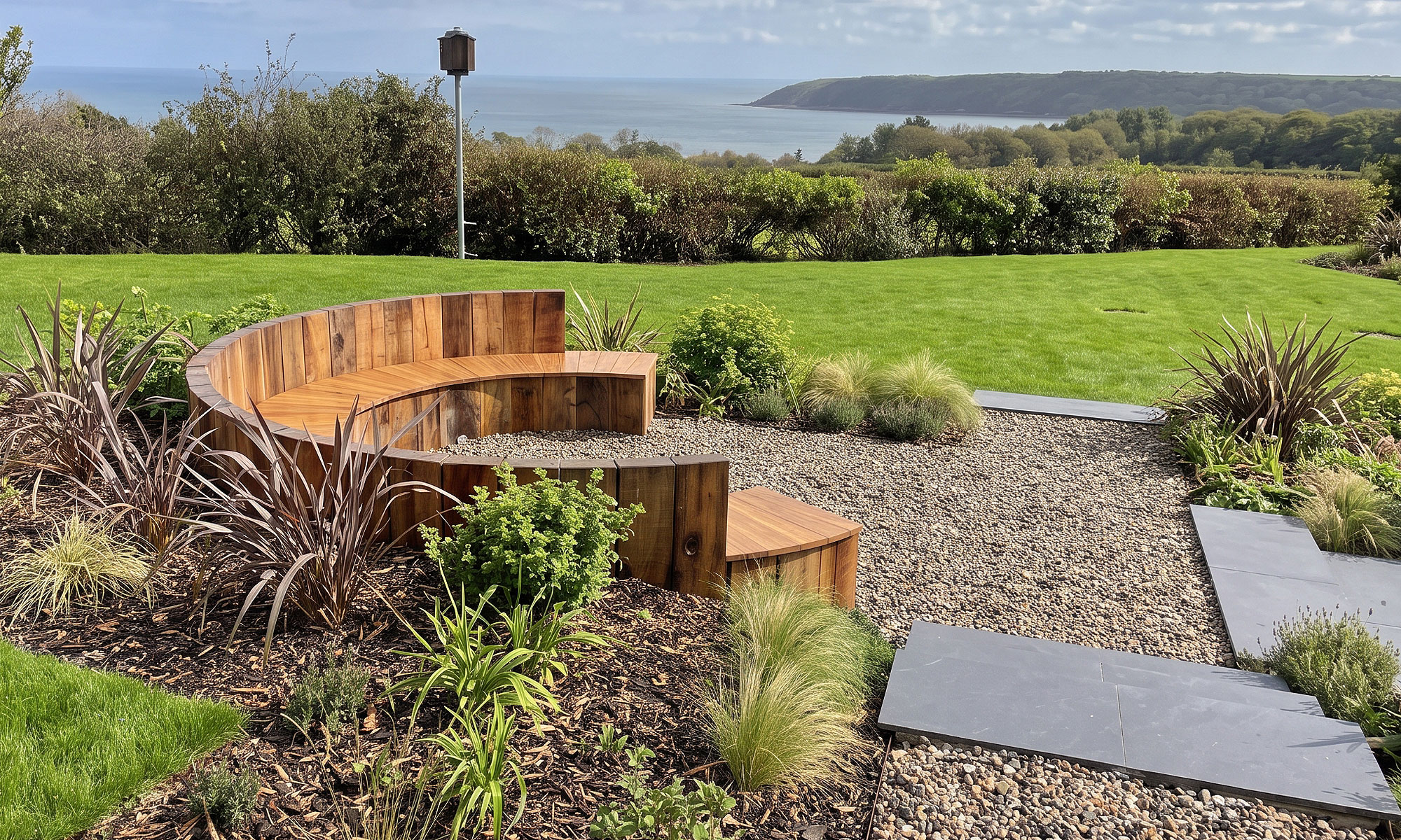 Garden Design in Mumbles Gower Swansea | David Hastie