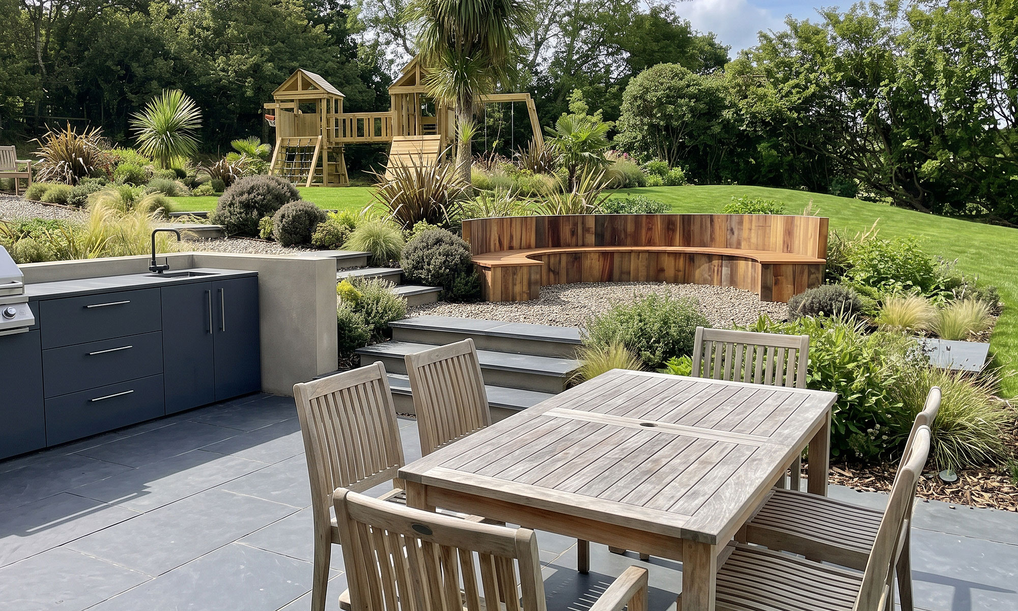 Garden Design in Mumbles Gower Swansea | David Hastie