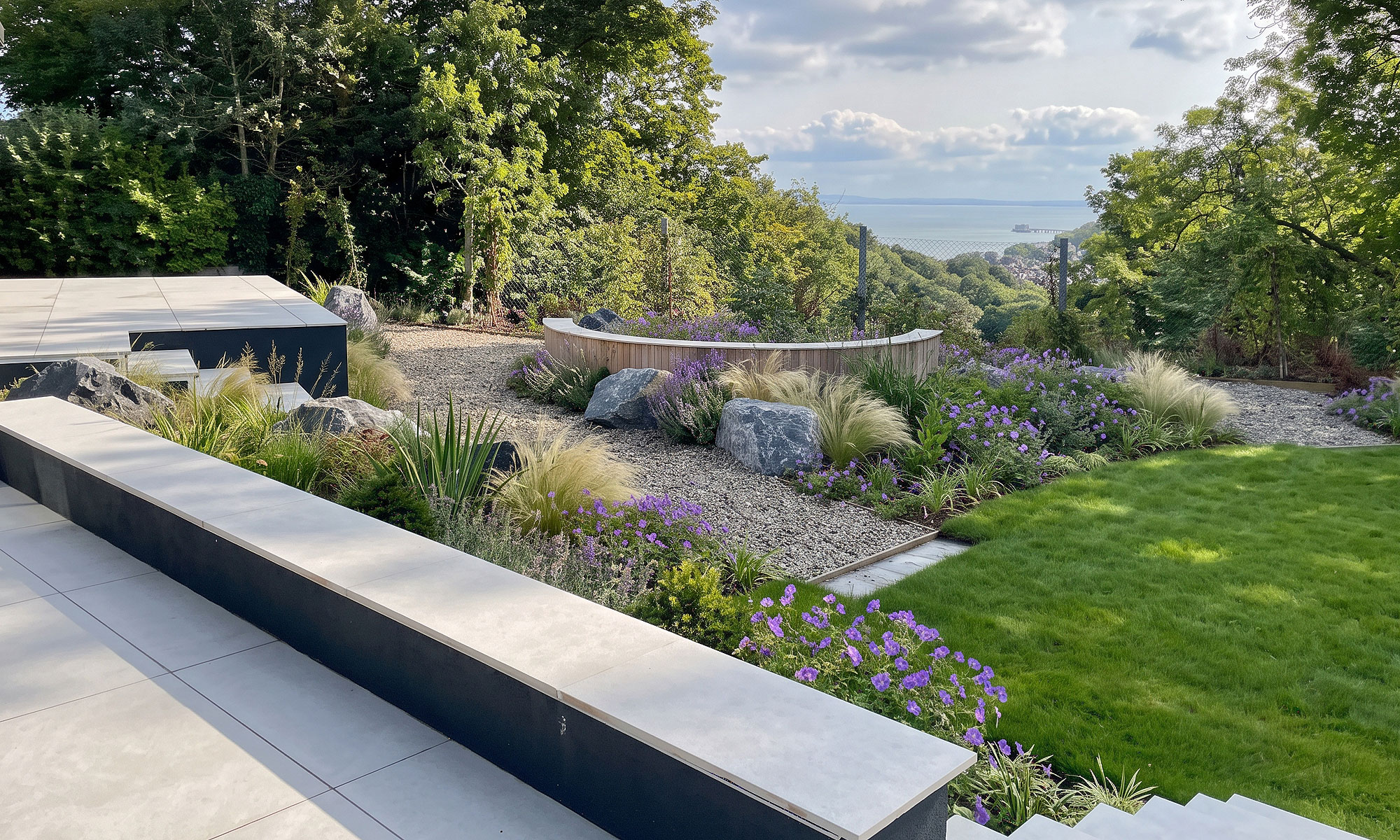 Garden Design in Mumbles Gower Swansea | David Hastie